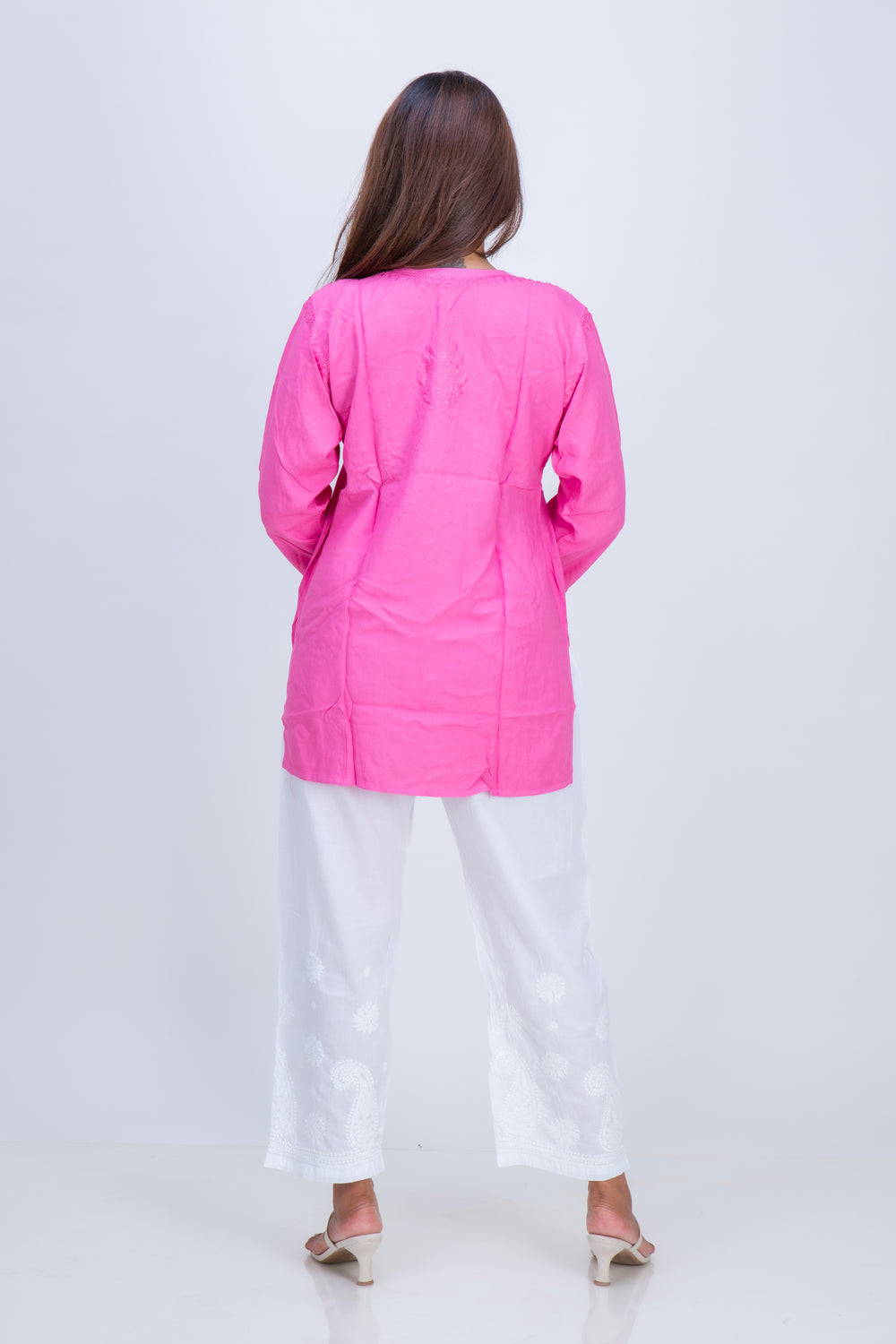 CHANDERI MUKAISH LONG KURTA