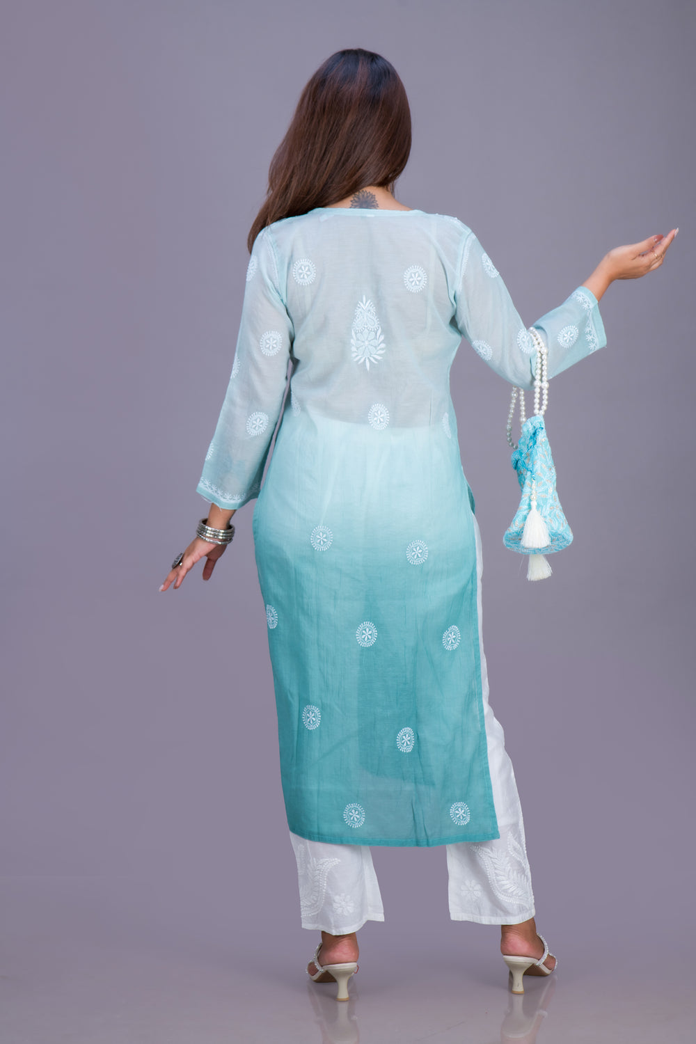 MUL KURTA LONG OMBRE