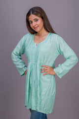 MUSLIN SHORT GATHERED STYLE