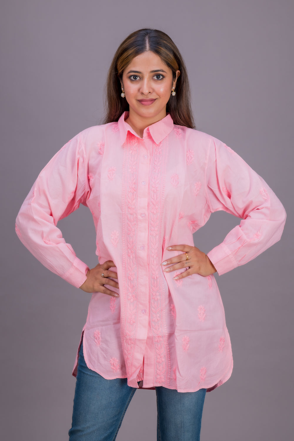 PINK COTTON SHIRT